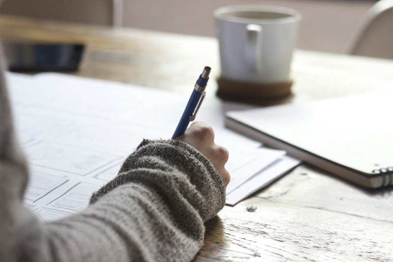 Writing morning goals